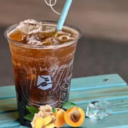 شاي مثلج بالزنجبيل و المشمش - صغير